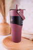 Brumate Rose Taupe 35oz Resa Flip Tumbler - Whiskey Skies - BRUMATE