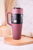 Brumate Rose Taupe 40oz Era Flip Tumbler - Whiskey Skies - BRUMATE