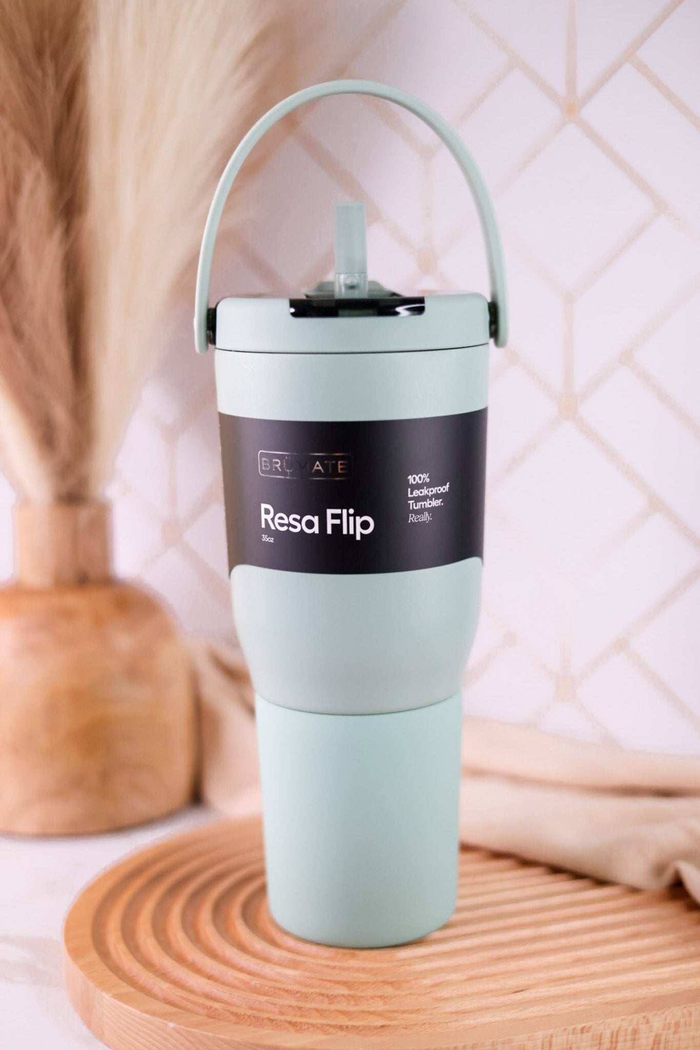 Brumate Sage 35oz Resa Flip Tumbler - Whiskey Skies - BRUMATE