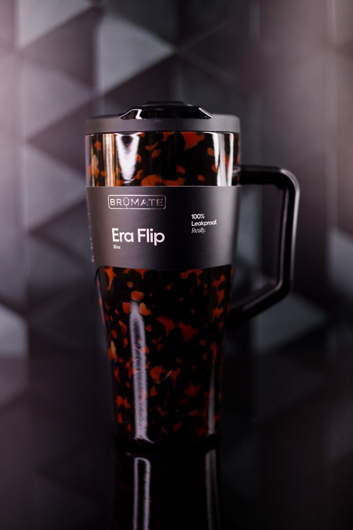 Brumate Tortoiseshell 30oz Era Flip Tumbler - Whiskey Skies - BRUMATE