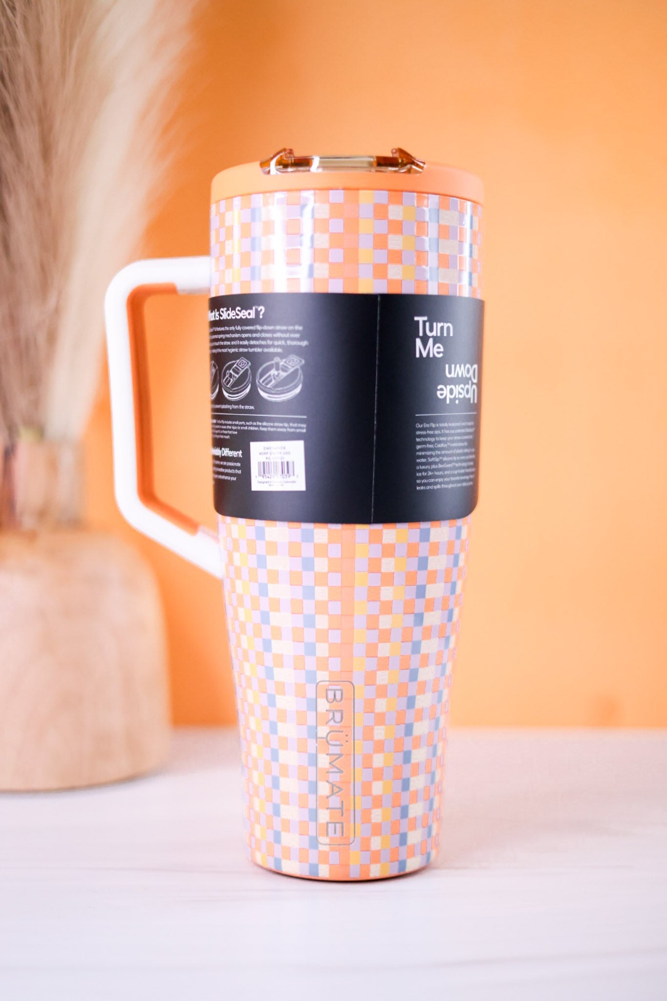 Brumate Vibe Check 40oz Era Flip Tumbler - Whiskey Skies - BRUMATE