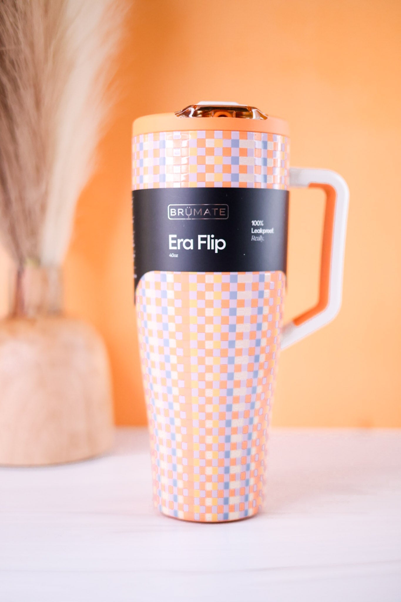 Brumate Vibe Check 40oz Era Flip Tumbler - Whiskey Skies - BRUMATE