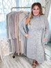 Brushed Cashmere Two Piece Dress & Cardigan Set (8 Colors) - Whiskey Skies - DEAR SCARLETT