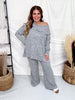 Brushed Soft Off Shoulder Top & Flare Pants Set (8 Colors) - Whiskey Skies - DEAR SCARLETT