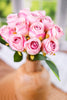Bundle Of Twelve Pink Roses - Whiskey Skies - RAZ IMPORTS