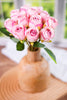 Bundle Of Twelve Pink Roses - Whiskey Skies - RAZ IMPORTS