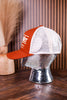 Burnt Orange Wrangler Long Live Cowboys Trucker Hat - Whiskey Skies - CAPX