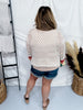 Button Down Multi Color Crochet Cardigan - Whiskey Skies - ADORA