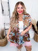 Button Down Rodeo Dress W/ Pink Lace Detail - Whiskey Skies - 2 FLY CO.