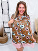 Button Down Rodeo Dress W/ Pink Lace Detail - Whiskey Skies - 2 FLY CO.