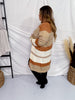 Camel Colorblock Long Sleeve Sweater Cardigan - Whiskey Skies - BIBI