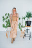 Camel Colored Denim Dress - Whiskey Skies - GEEGEE