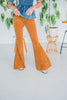 Camel Corduroy Flared Pants - Whiskey Skies - SAINTS & HEARTS