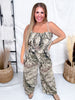 Camo Print Wide Leg Jumpsuit - Whiskey Skies - DAVI & DANI