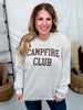 Campfire Club Knit Pullover Sweatshirt - Whiskey Skies - STATED BRANDS