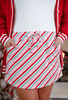 Candy Cane Striped Skort - Whiskey Skies - JESS LEA