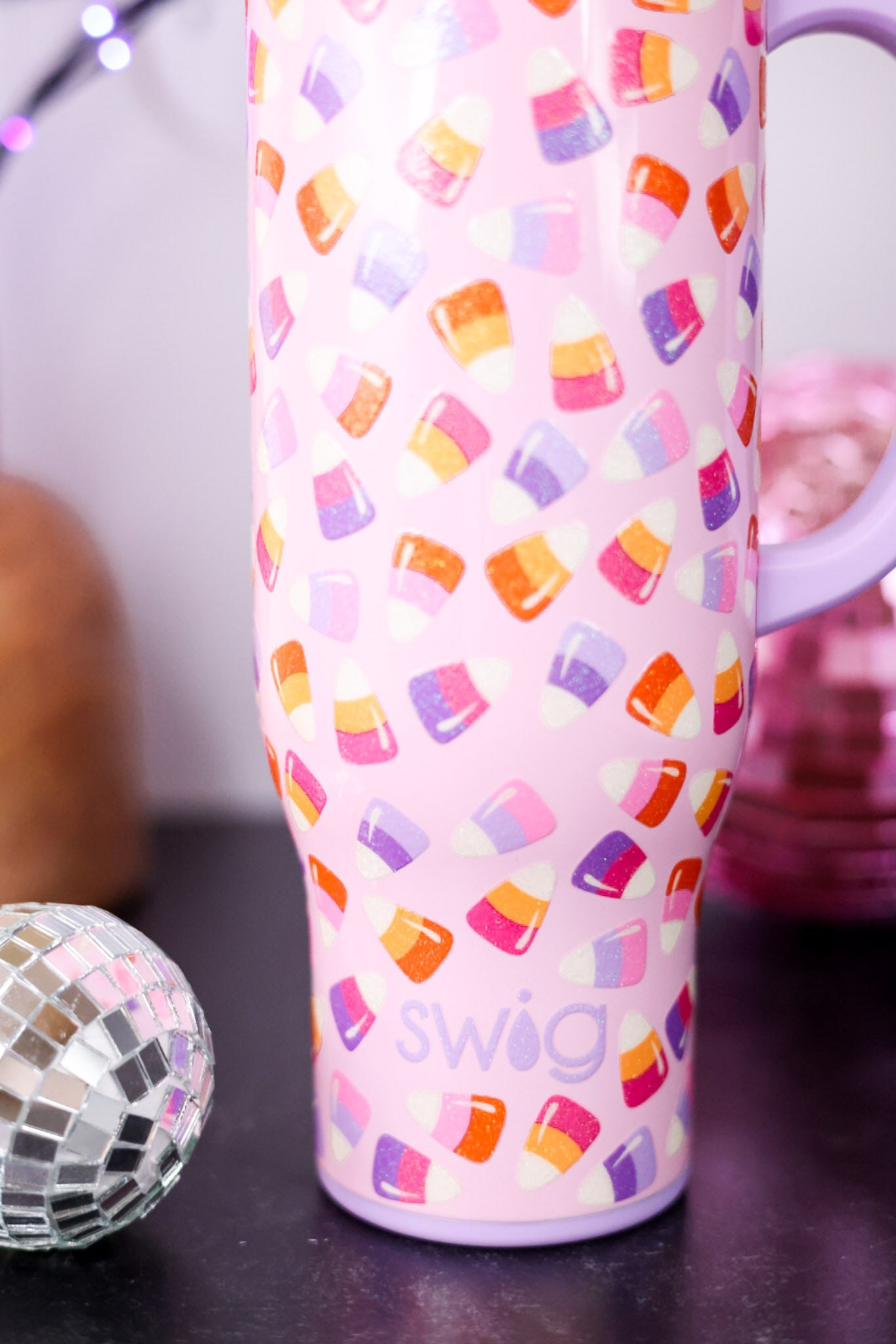 Candy Corn 30oz Mega Mug Tumbler - Whiskey Skies - SWIG LIFE