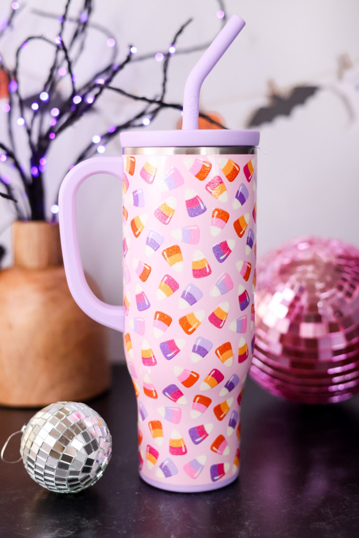 Candy Corn 30oz Mega Mug Tumbler - Whiskey Skies - SWIG LIFE