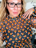 Candy Corn Long Sleeve Mesh Top - Whiskey Skies - STERLING KREEK