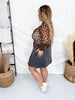 Candy Corn Long Sleeve Mesh Top - Whiskey Skies - STERLING KREEK