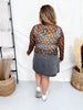 Candy Corn Long Sleeve Mesh Top - Whiskey Skies - STERLING KREEK