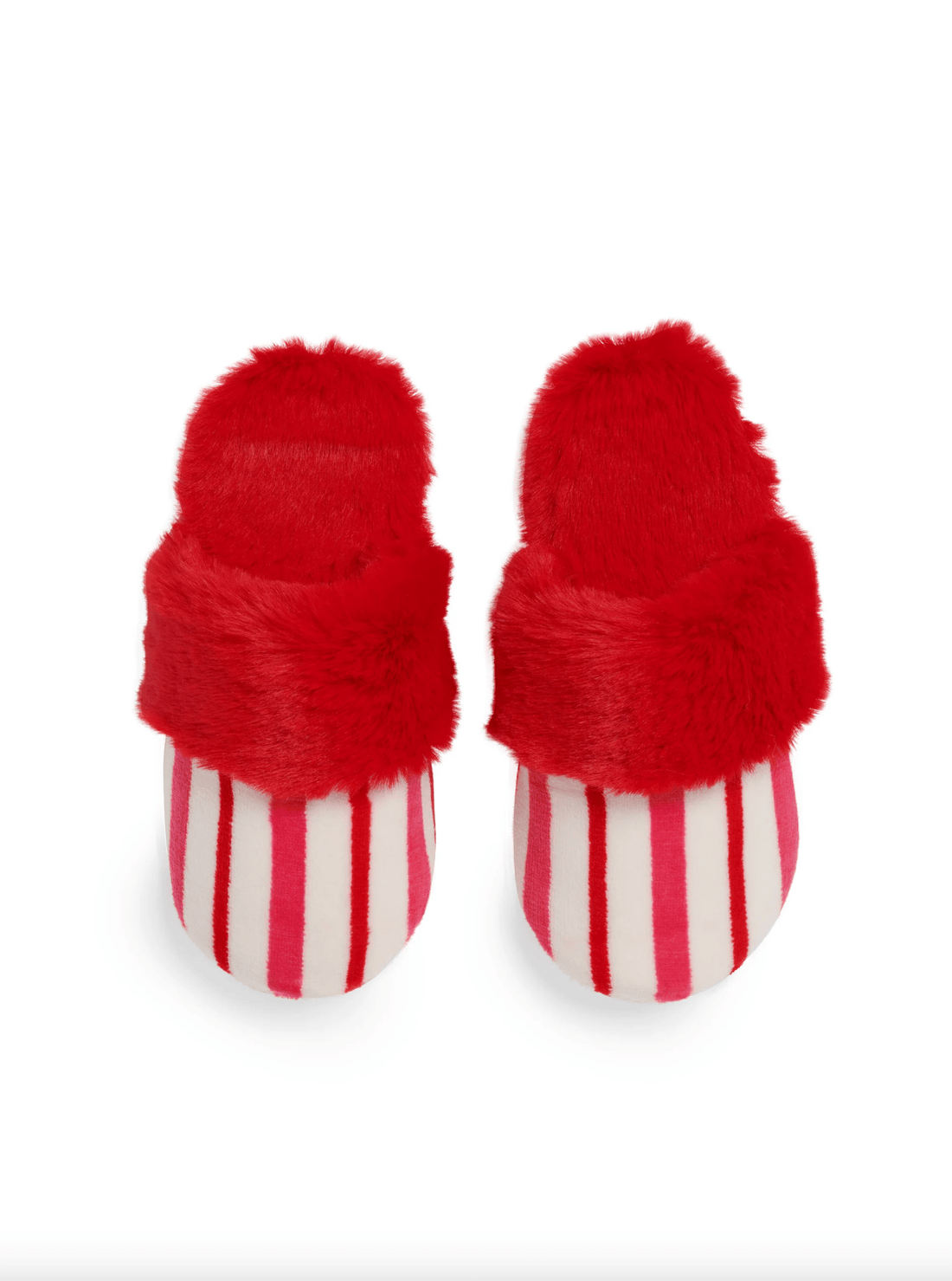 Candy Stripe Slippers - Whiskey Skies - SHIRALEAH