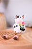 Carefree Cow Dangling Leg Tabletop Sitters (2 Styles) - Whiskey Skies - HANNA'S HANDIWORKS
