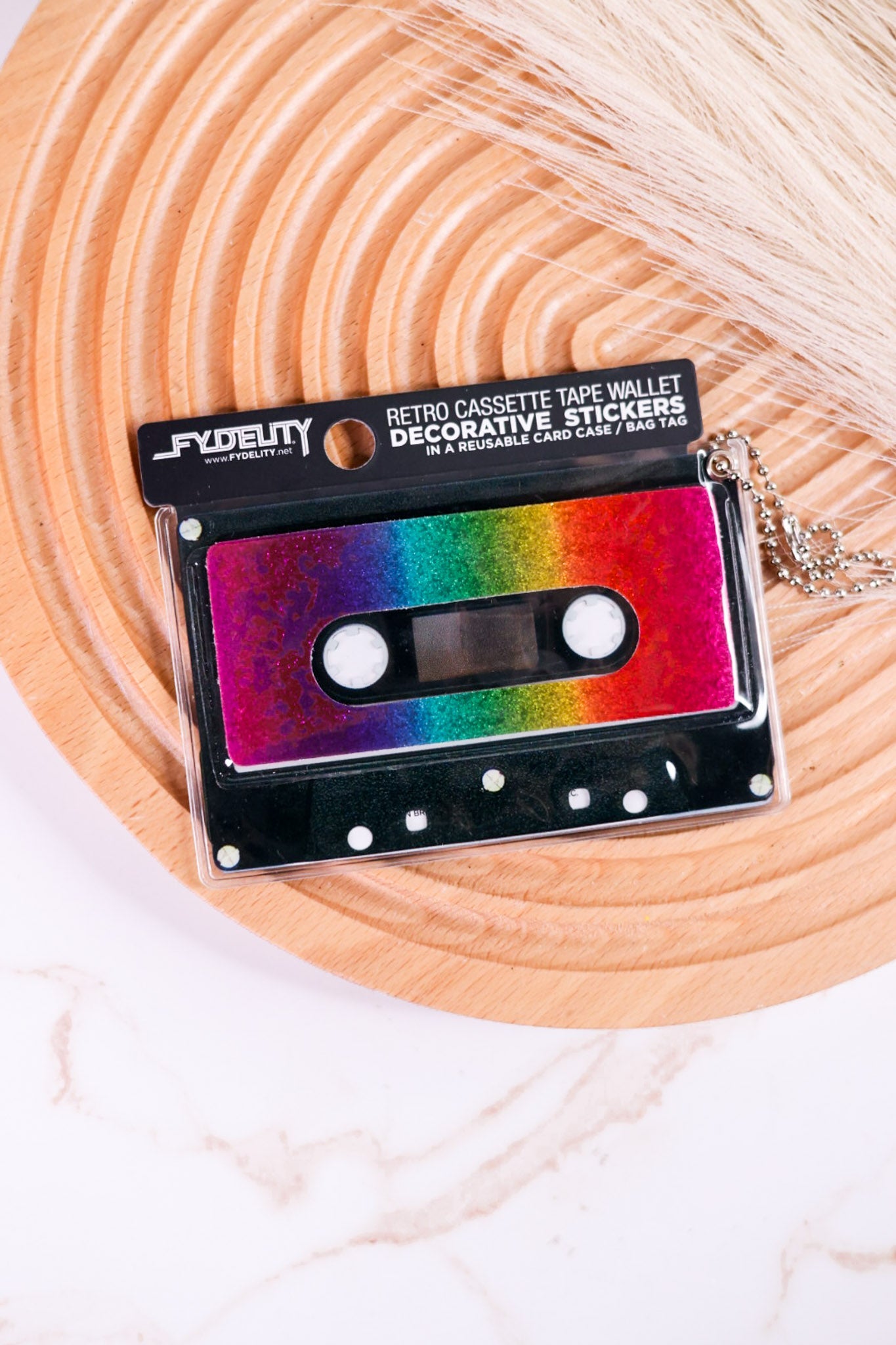 Cassette Wallet Stickers (4 Colors) - Whiskey Skies - HIGH FYDELITY INC