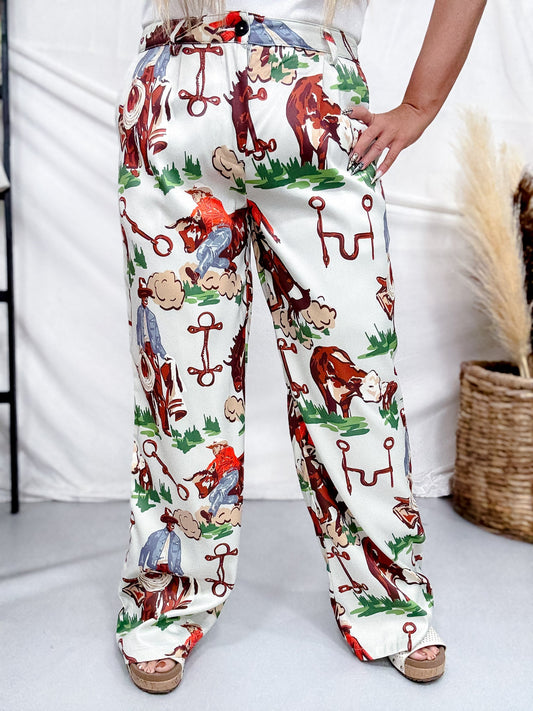 Cattle Chaps Trousers - Whiskey Skies - 2 FLY CO.