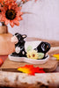 Ceramic Autumn Market Cow Butter Dish - Whiskey Skies - YOUNG'S INC