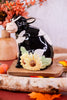 Ceramic Autumn Market Cow Goodie Jar - Whiskey Skies - YOUNG'S INC