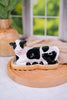 Ceramic Cow Butter Dish - Whiskey Skies - YOUNG'S INC