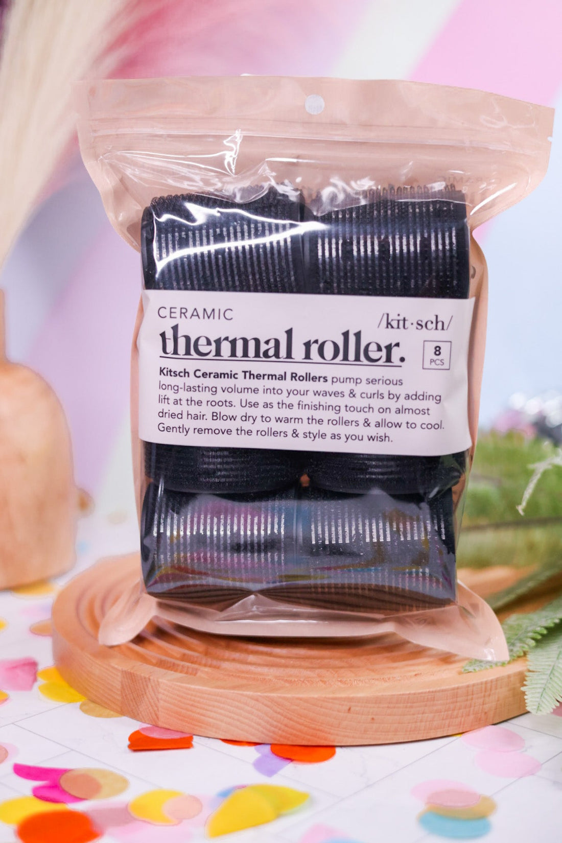 Ceramic Hair Roller 8pc Variety Pack - Whiskey Skies - KITSCH