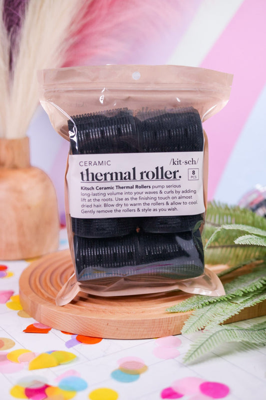 Ceramic Hair Roller 8pc Variety Pack - Whiskey Skies - KITSCH