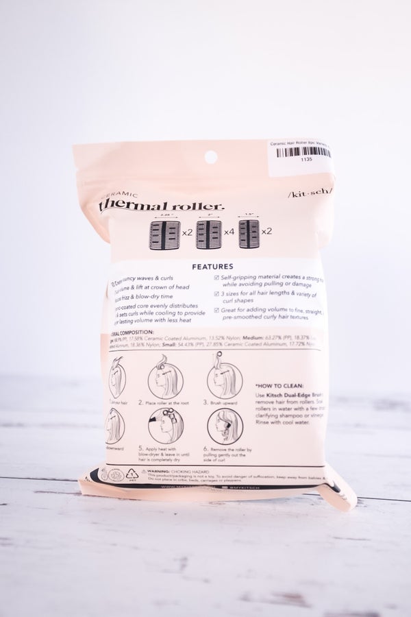 Ceramic Hair Roller 8pc Variety Pack - Whiskey Skies - KITSCH