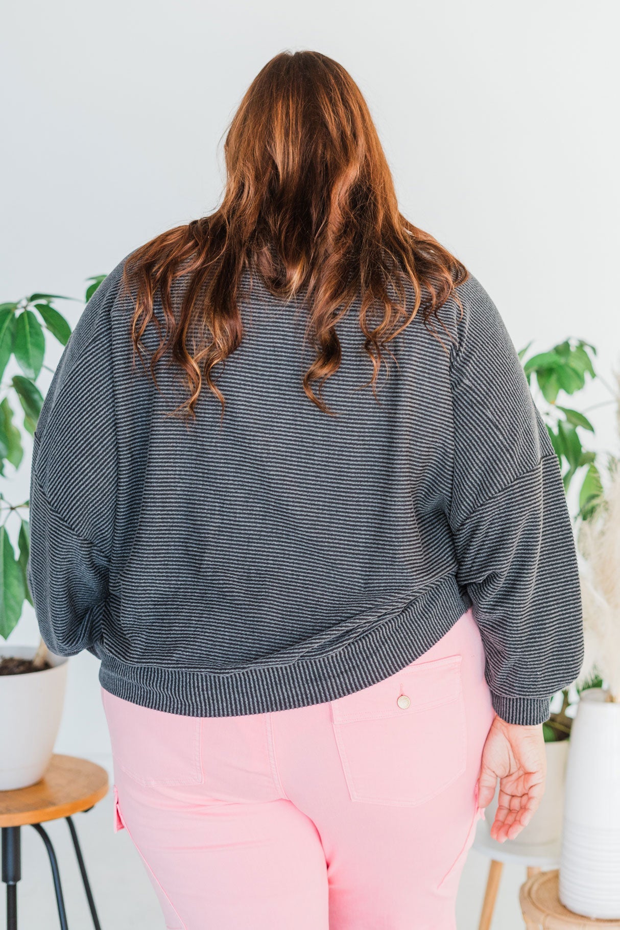 Charcoal Dolman Sleeve Cardigan - Whiskey Skies - BLUMIN