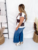 Charcoal & White Sleeveless Checkered Lightweight Knit Top - Whiskey Skies - WHITE BIRCH