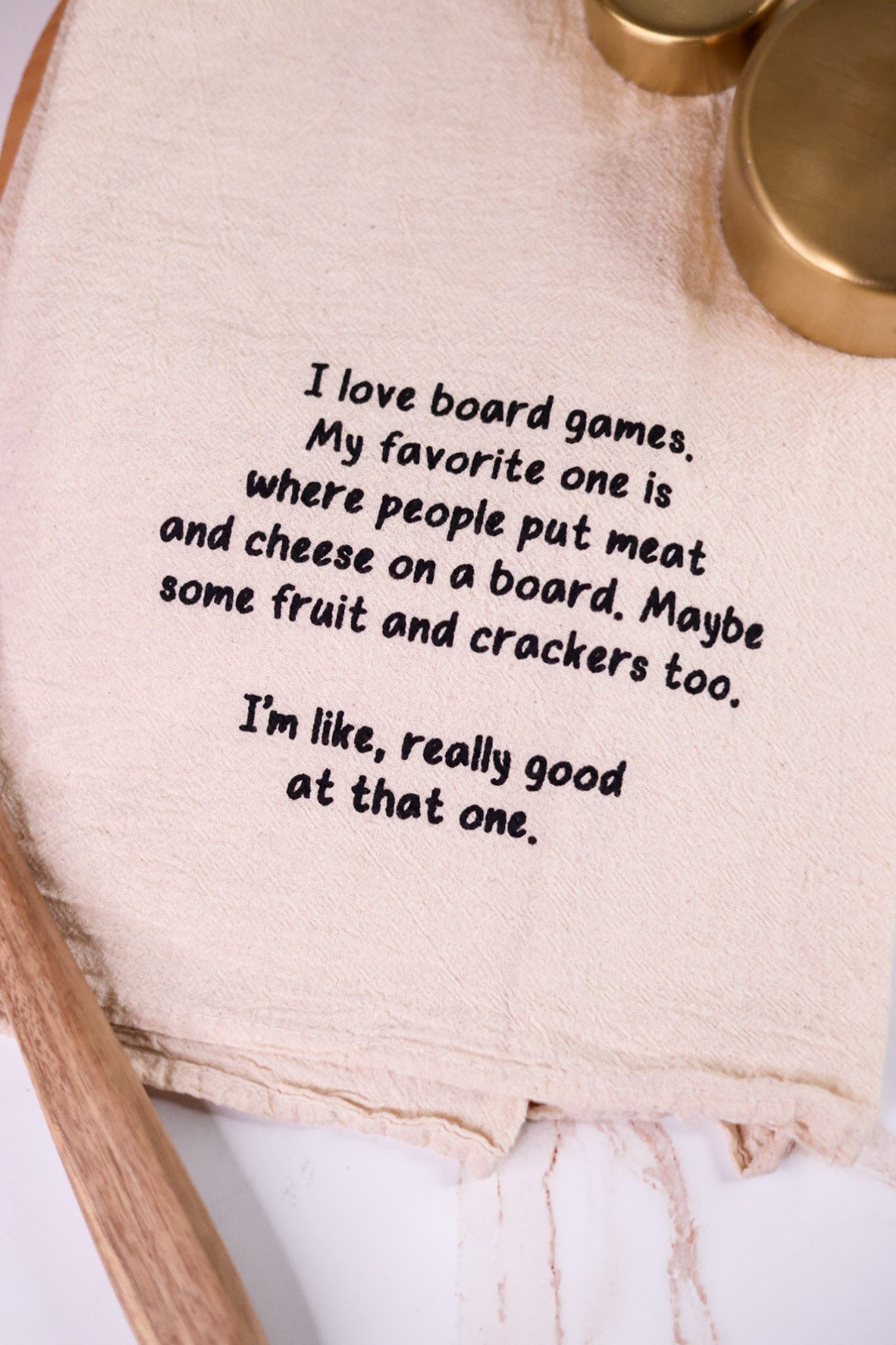 Charcuterie Board Game Kitchen Towel - Whiskey Skies - ELLEMBEE