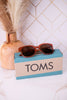Charmaine Sunglasses In Apricot Crystal - Whiskey Skies - TOMS