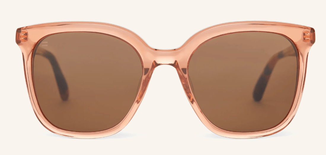 Charmaine Sunglasses In Apricot Crystal - Whiskey Skies - TOMS