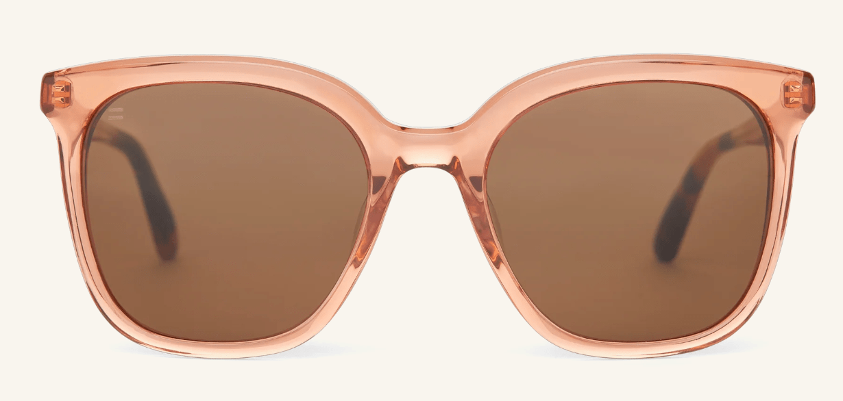 Charmaine Sunglasses In Apricot Crystal - Whiskey Skies - TOMS