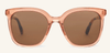Charmaine Sunglasses In Apricot Crystal - Whiskey Skies - TOMS