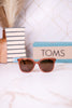 Charmaine Sunglasses In Apricot Crystal - Whiskey Skies - TOMS