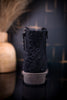 Charming Black Leopard Ankle Booties - Whiskey Skies - VERY G