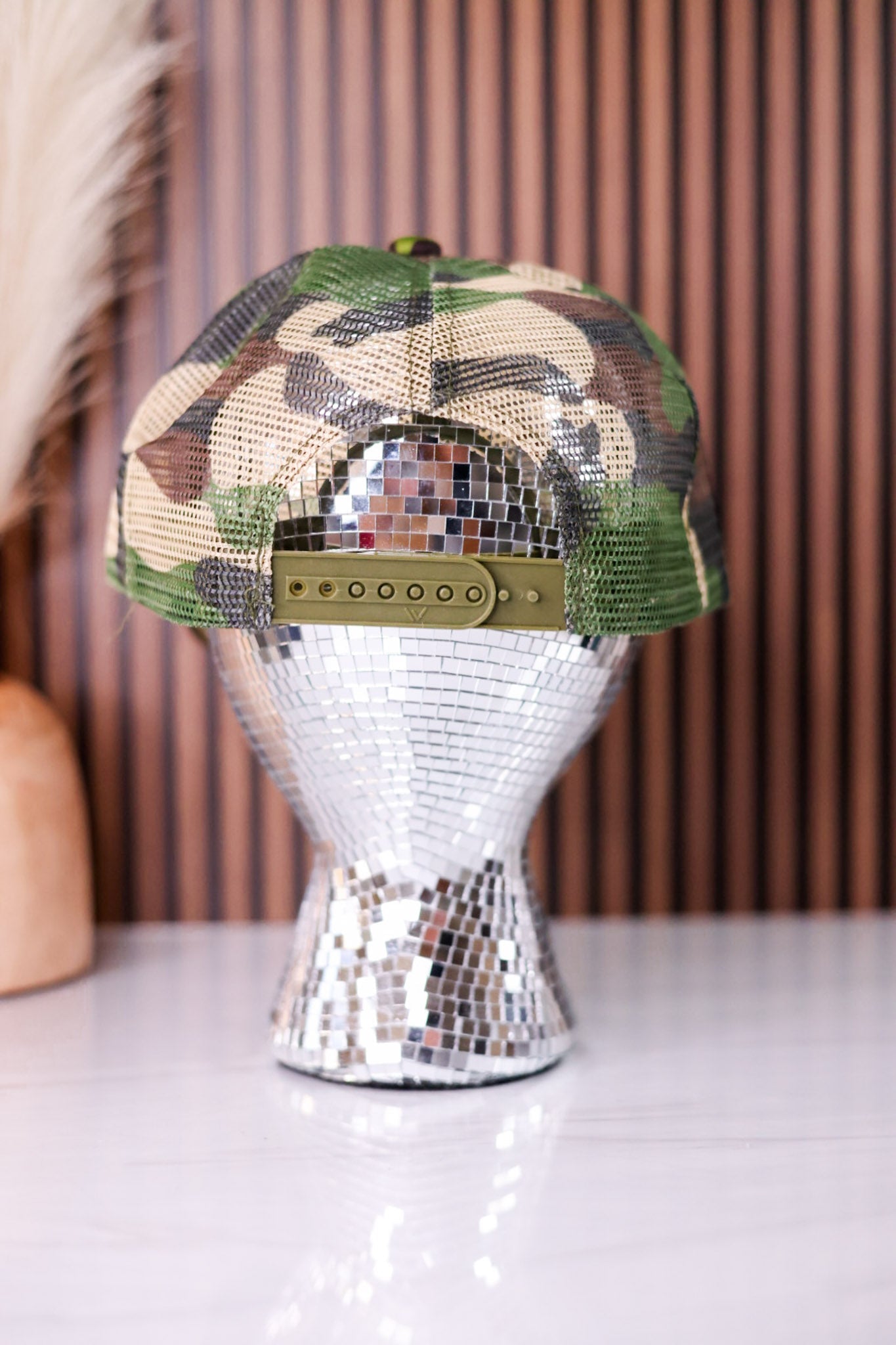 Chattacoochie Camo & White Trucker Hat - Whiskey Skies - TRASH FLOWERS TRUCKER HATS