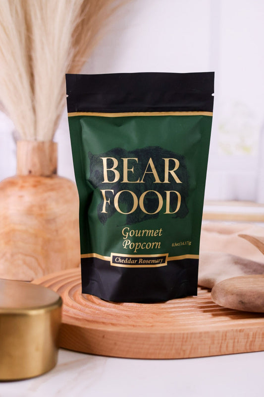 Cheddar And Rosemary Gourmet Popcorn - Whiskey Skies - BEAR FOOD