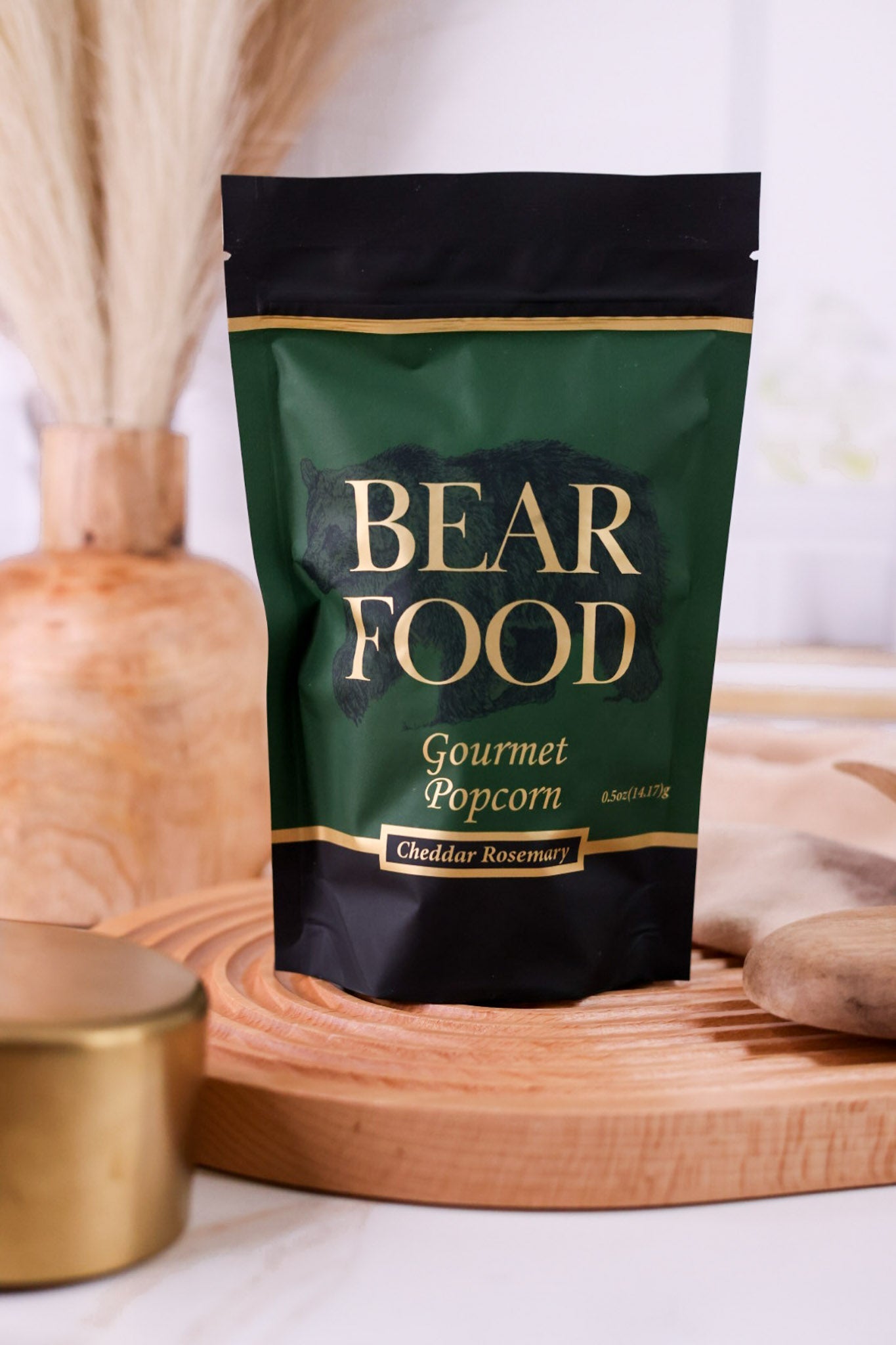 Cheddar And Rosemary Gourmet Popcorn - Whiskey Skies - BEAR FOOD