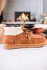 Cherilyn Plush Lined High Top Booties in Tan - Whiskey Skies - VERY G
