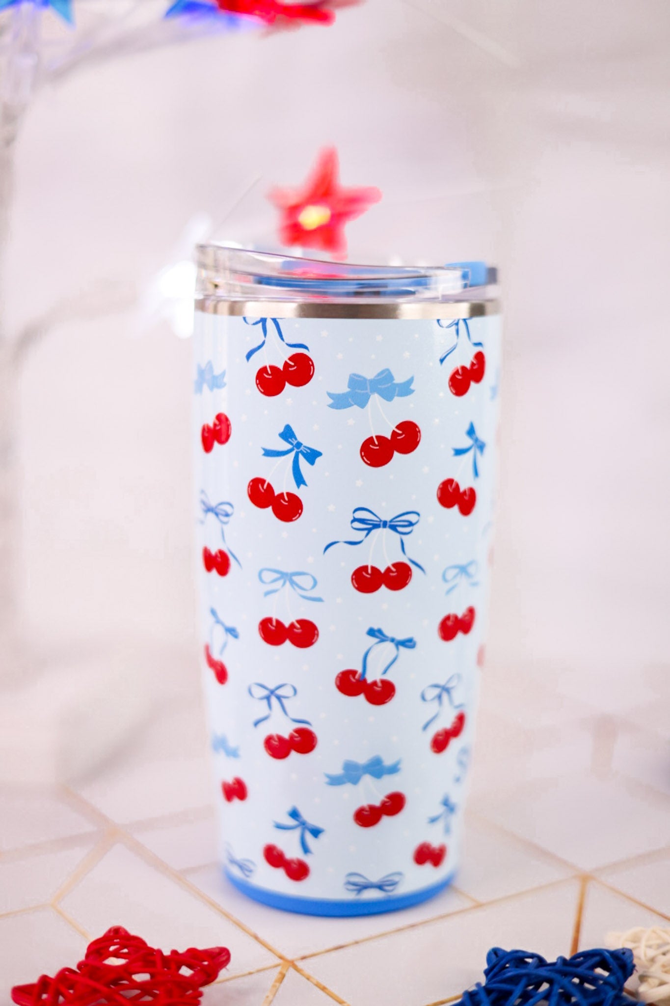 Cherry Pie 22oz Travel Mug - Whiskey Skies - SWIG LIFE