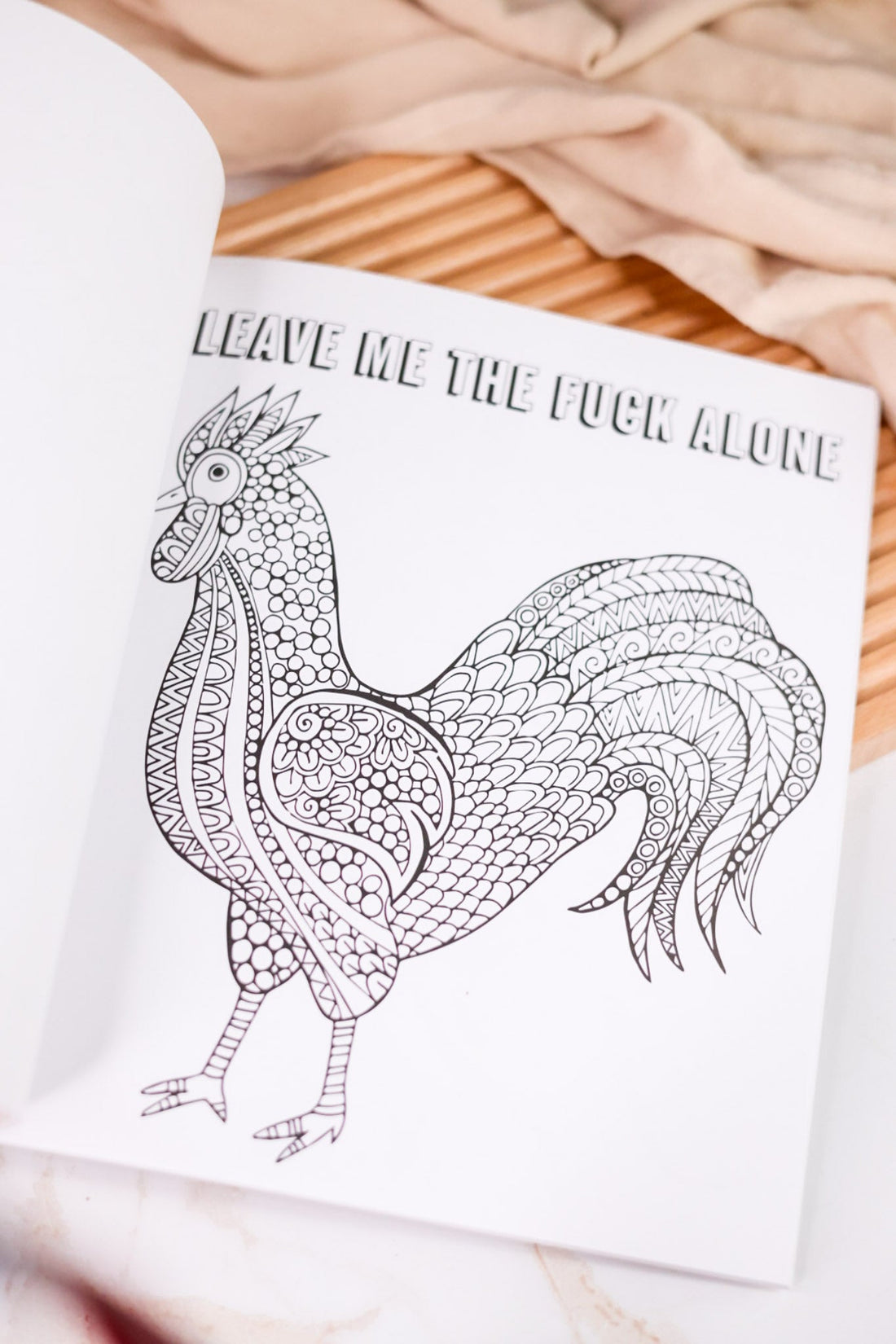 Chill The F*ck Out Adult Coloring Book - Whiskey Skies - MACMILLAN HOLDINGS LLC